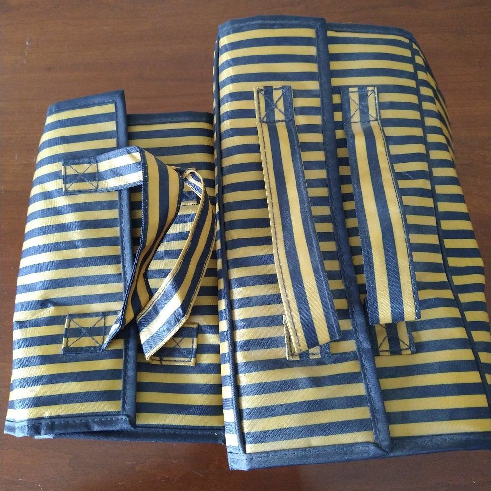 Joy Mangano Beauty Travel Cases Dark Navy/Gold